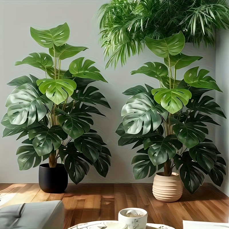 Dracaena Marginata - Palmera Monstera Artificial Realista de Plástico